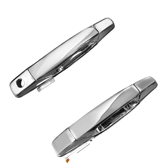 Pair of 2 Front Rear Left Driver Outside Door Handle For 2007-2013 GMC Sierra 1500