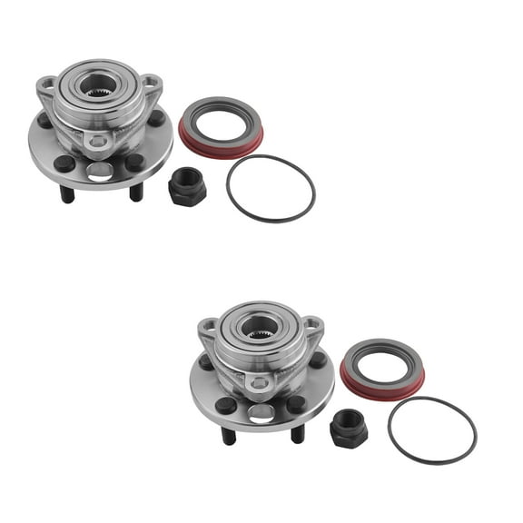 Pair of 2 Front Wheel Hub Bearing Assembly For 1987-1996 Chevrolet Beretta