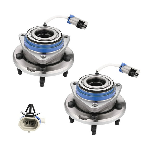 Pair of 2 Front Wheel Hub Bearing Assembly For 1997-2005 Cadillac Deville
