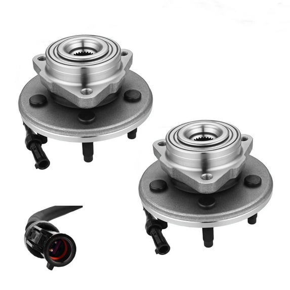 Pair of 2 Front Wheel Hub Bearing Assembly For 2003-2005 Lincoln Aviator