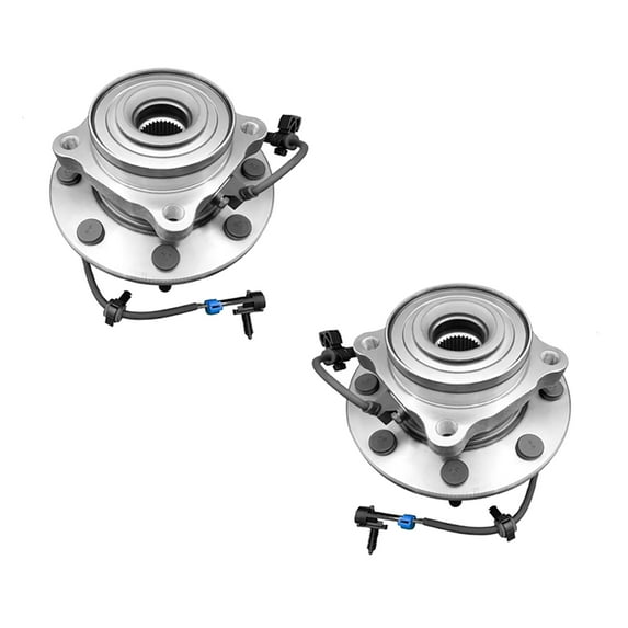 Pair of 2 Front Wheel Hub Bearing Assembly For 2007 Chevrolet Silverado 2500 HD Classic RWD