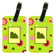 thumbnail image 1 of Pair of 2 Lhasa Apso Luggage Tags, 1 of 2