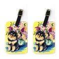 thumbnail image 1 of Pair of 2 Pomeranian Luggage Tags, 1 of 1