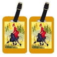 thumbnail image 1 of Pair of 2 Poodle Luggage Tags, 1 of 2