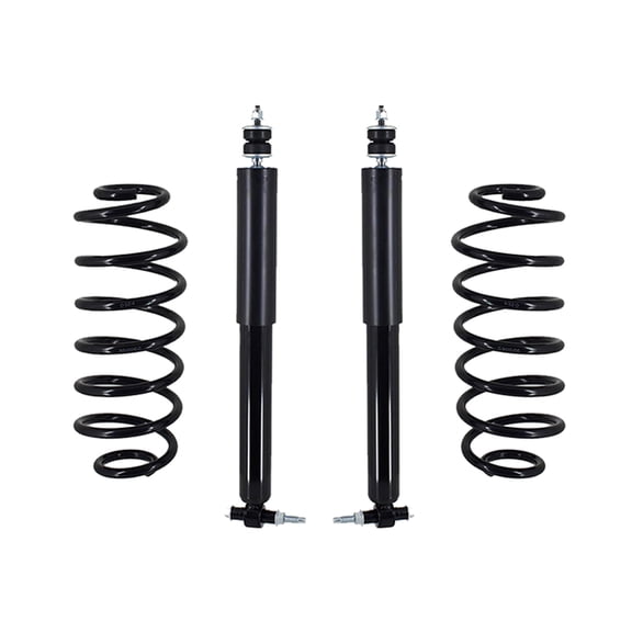 Pair of 2 Rear Air Spring to Coil Spring Conversion Kit For 2003-2011 Ford Crown Victoria