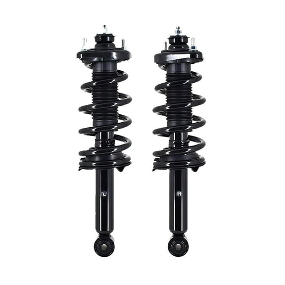 Pair of 2 Rear L-R Quick Complete Strut and Coil Spring For 2012-2016 Honda Cr-V FWD