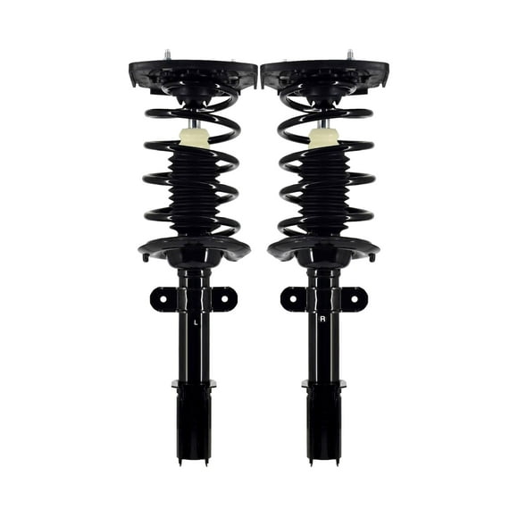 Pair of 2 Rear Left-Right Quick Complete Strut-Coil Spring For 2005-2008 Buick Lacrosse w/ 17" Wheels