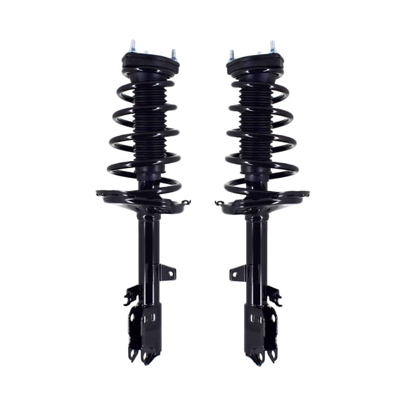 Pair of 2 Rear Left & Right Quick Load Complete Strut - Coil Spring For 2007, 2008 Lexus RX400H FWD