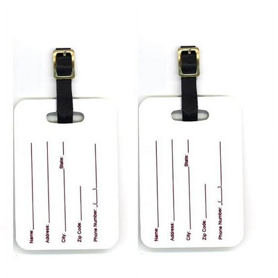 Pair of 2 Shells Luggage Tags