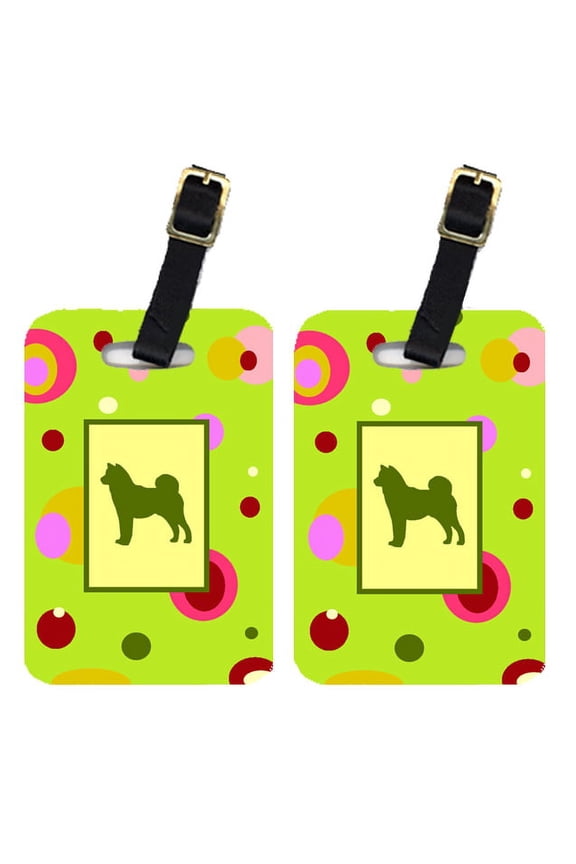 Pair of 2 Shiba Inu Luggage Tags