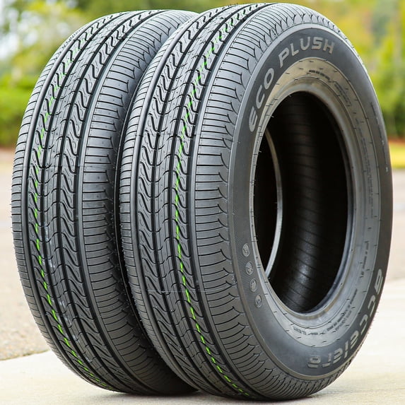 Accelera Eco Plush 195/70R14 91H A/S all season touring car tires, set of 2, black