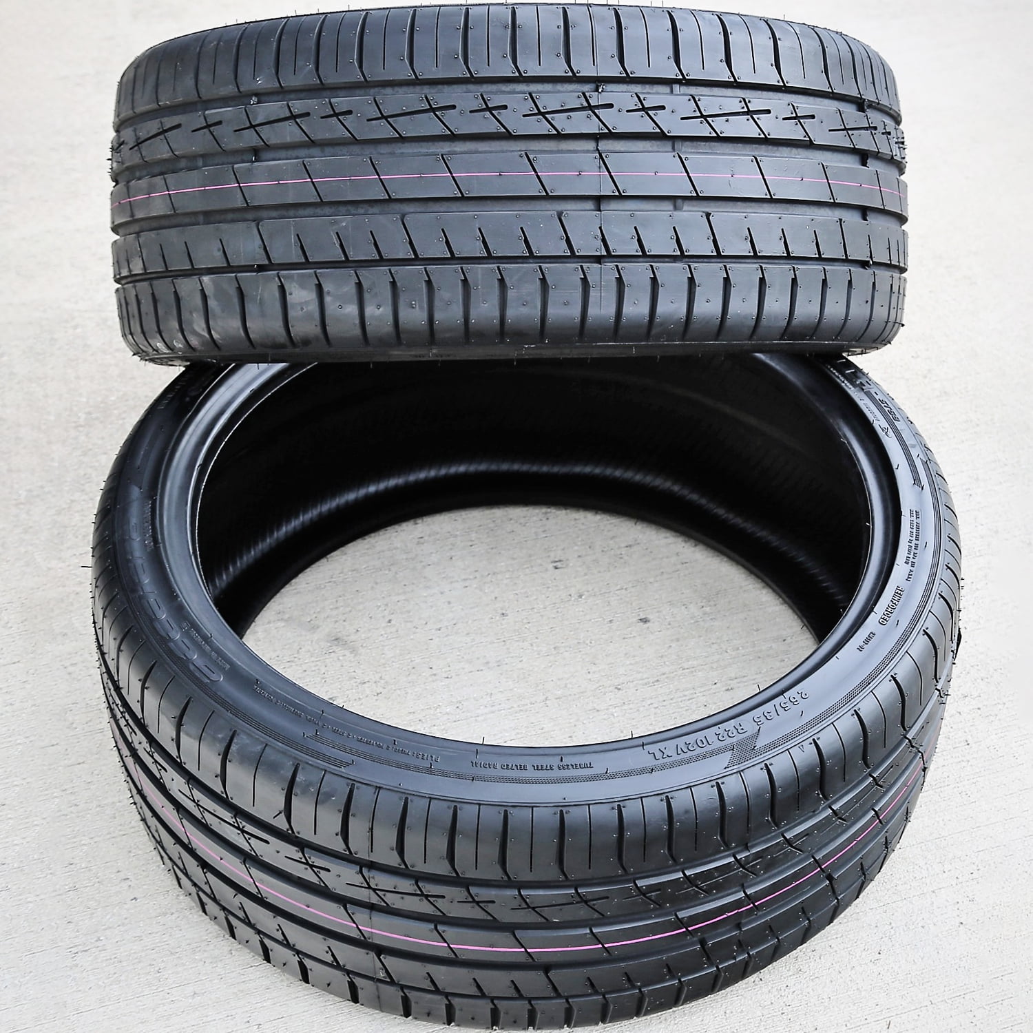 Pair of 2 (TWO) Accelera Iota ST68 265/35R22 102V XL A/S Performance ...