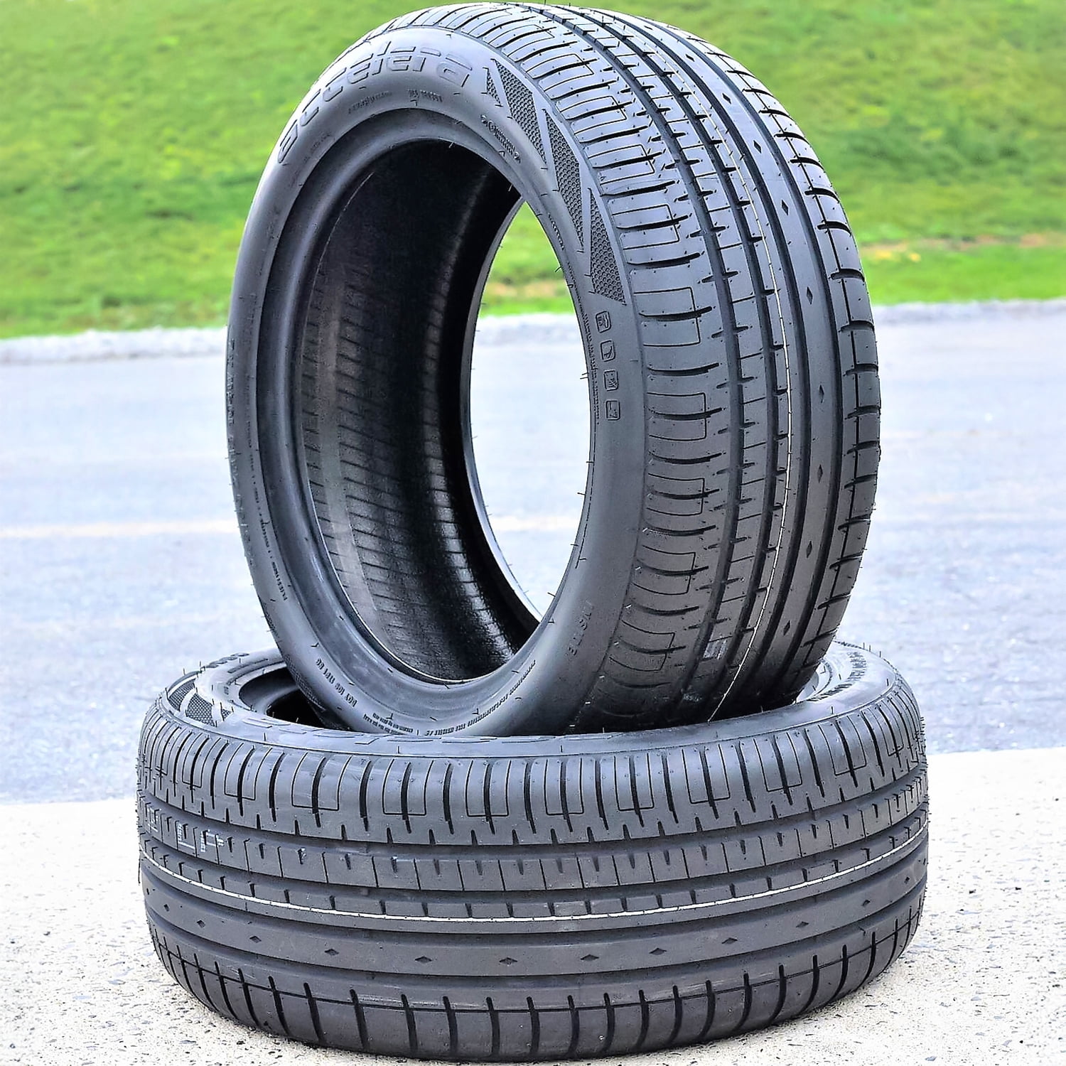 Pair of 2 (TWO) Accelera Phi-R 225/50R17 ZR 98W XL A/S High Performance Tires Fits: 2012-15 Chevrolet Cruze LT, 2012-18 Ford Focus Electric