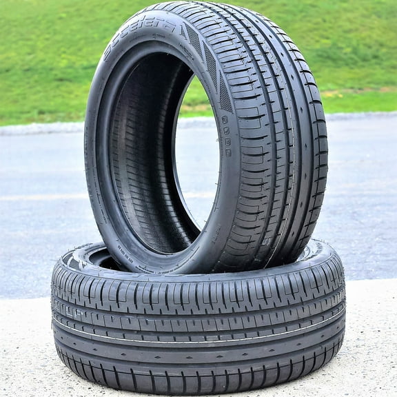 Pair of 2 (TWO) Accelera Phi-R 245/40R17 ZR 95W XL A/S High Performance Tires Fits: 1990-92 Ferrari F40 Base