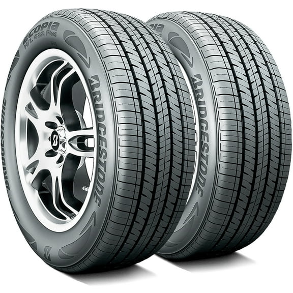 Pair of 2 (TWO) Bridgestone Ecopia H/L 422 Plus 235/55R18 100H A/S All Season Tires Fits: 2006-12 Toyota RAV4 Sport, 2013-15 Toyota RAV4 Limited