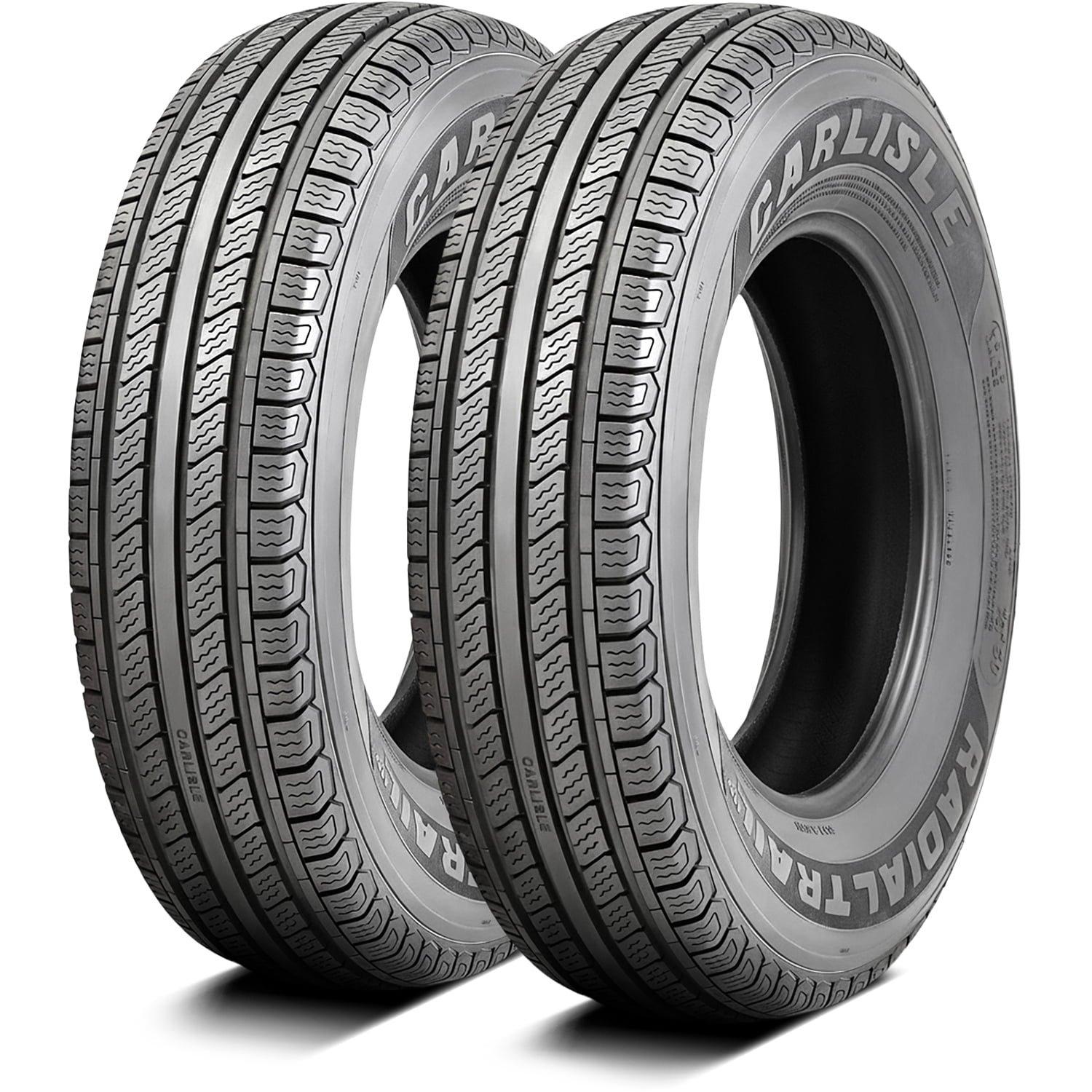 Pair of 2 Carlisle Radial Trail HD ST175/80R13 175/80R13 91M C 6 Ply Trailer Tires
