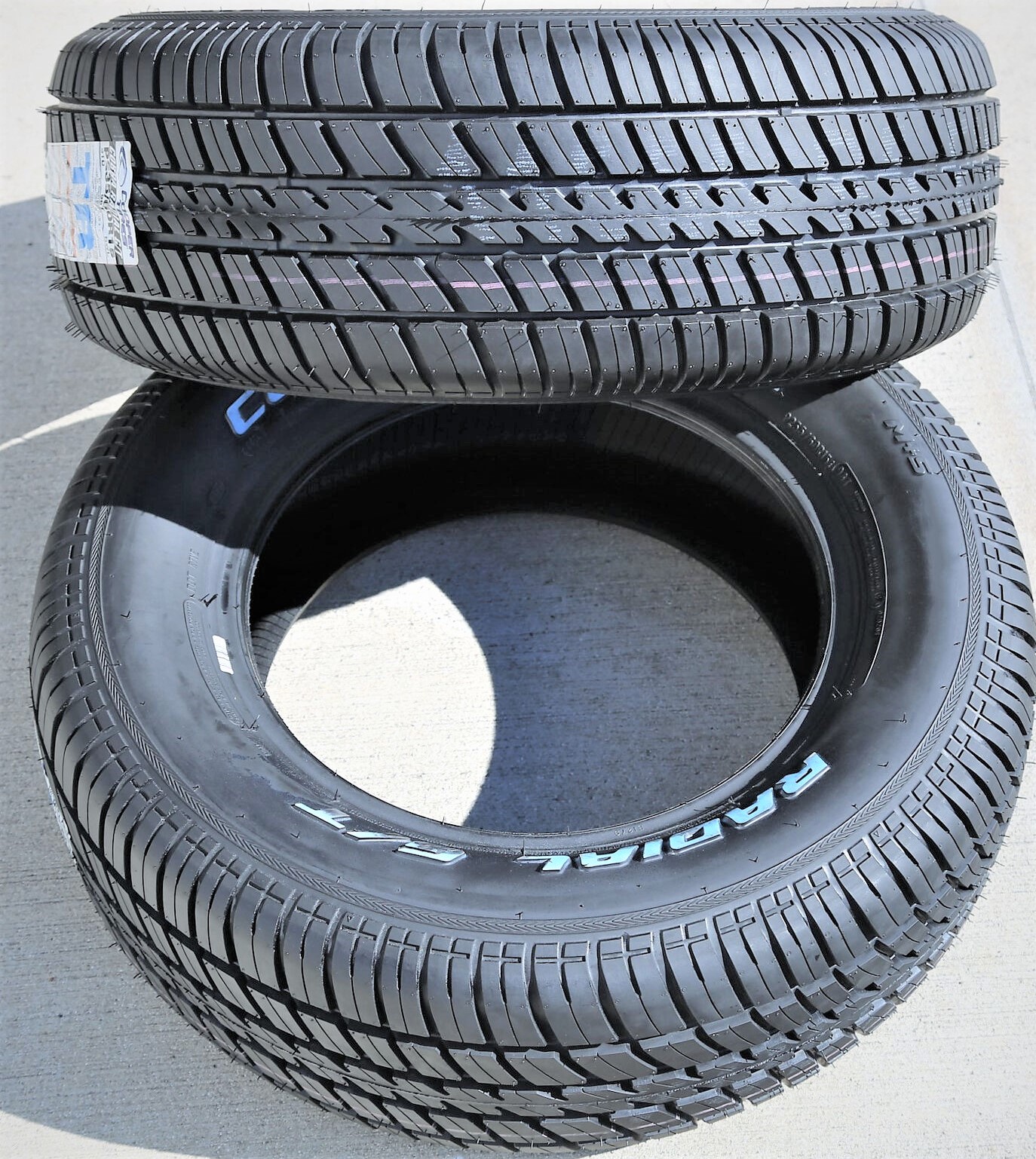 Futura GLS Super Sport 225/70R14 98T All-Season Tire - Raised White Letters - New