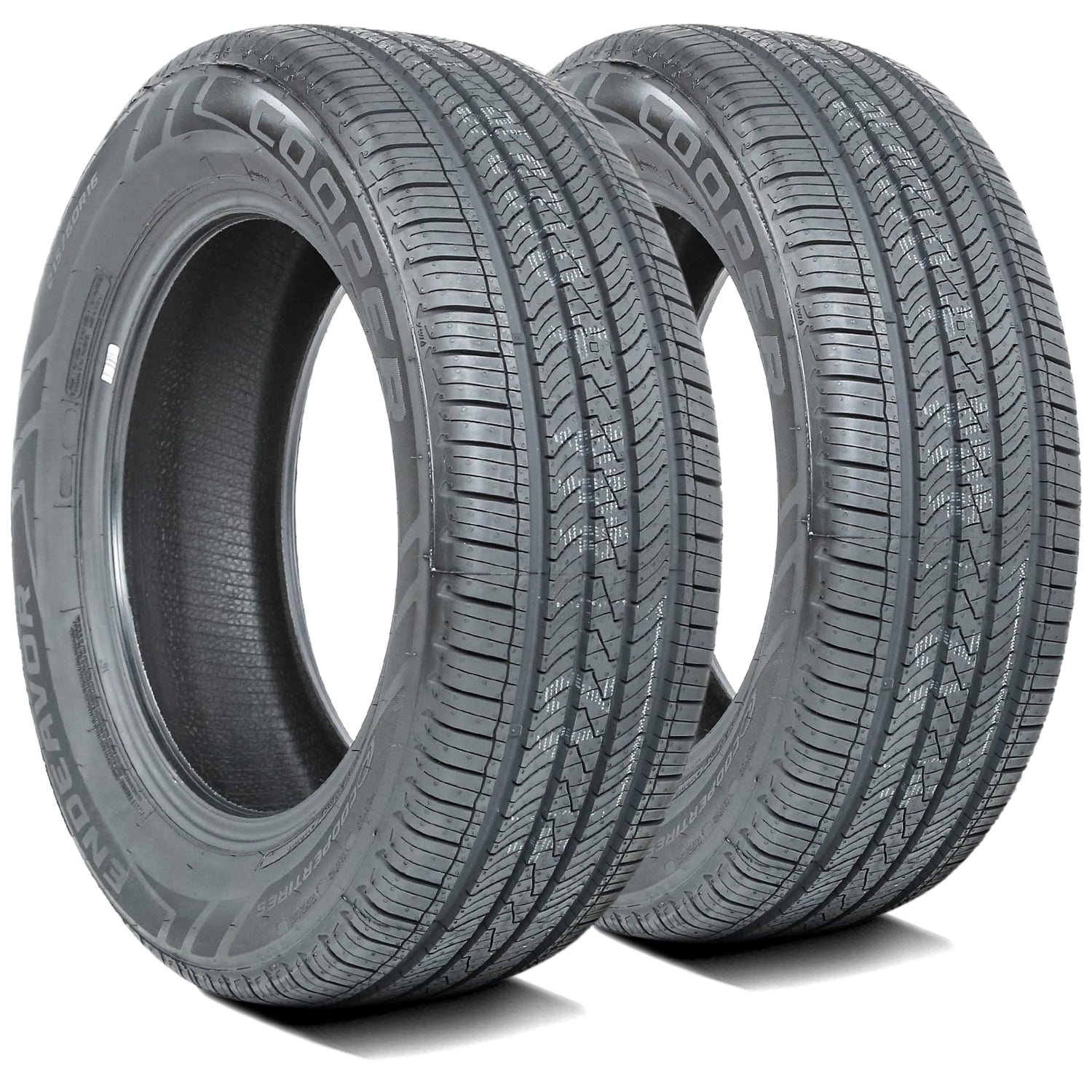 Cooper Pair of 2 (TWO) Cooper Endeavor 195/60R15 88H AS A/S All Season Tires Fits: 2005 Honda Civic Reverb, 2004-08 Nissan Sentra Base Sansujyuku sansujyuku.com