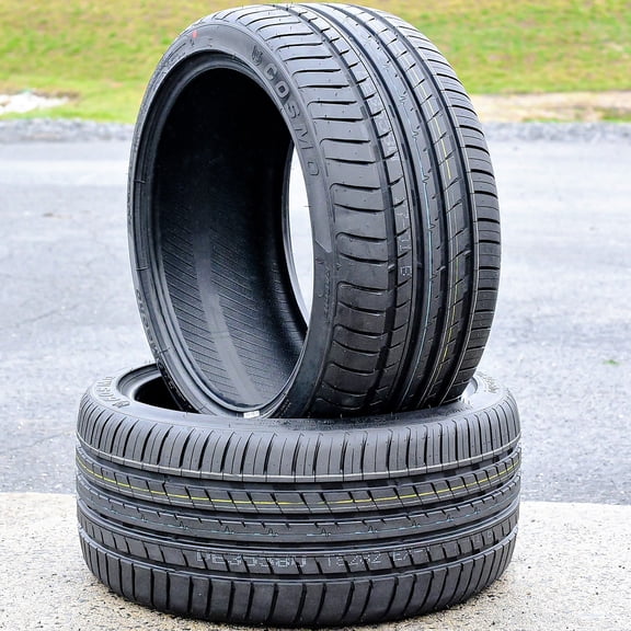 Pair of 2 (TWO) Cosmo MuchoMacho 255/35ZR18 255/35R18 94Y XL A/S High Performance Tires Fits: 2011 BMW 328i Base, 2016-19 Cadillac ATS V