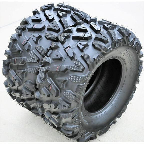 Pair of 2 Forerunner Knight 25X10.00-12 25x10-12 25x10x12 50F 6 Ply m/t mud Atv/Utv Tires