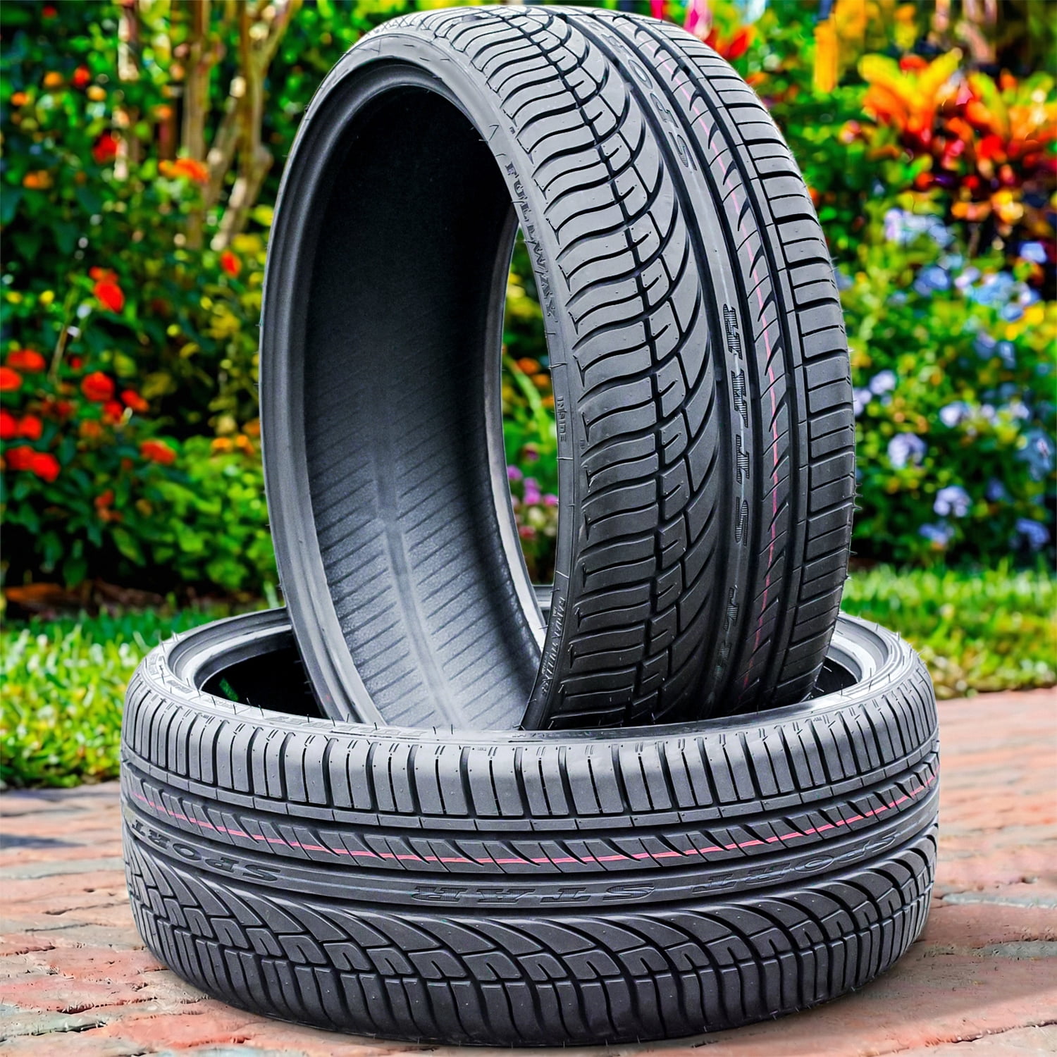 Pair of 2 Fullway HP108 235/30ZR22 235/30R22 90W XL High Performance a/s All Season Tires