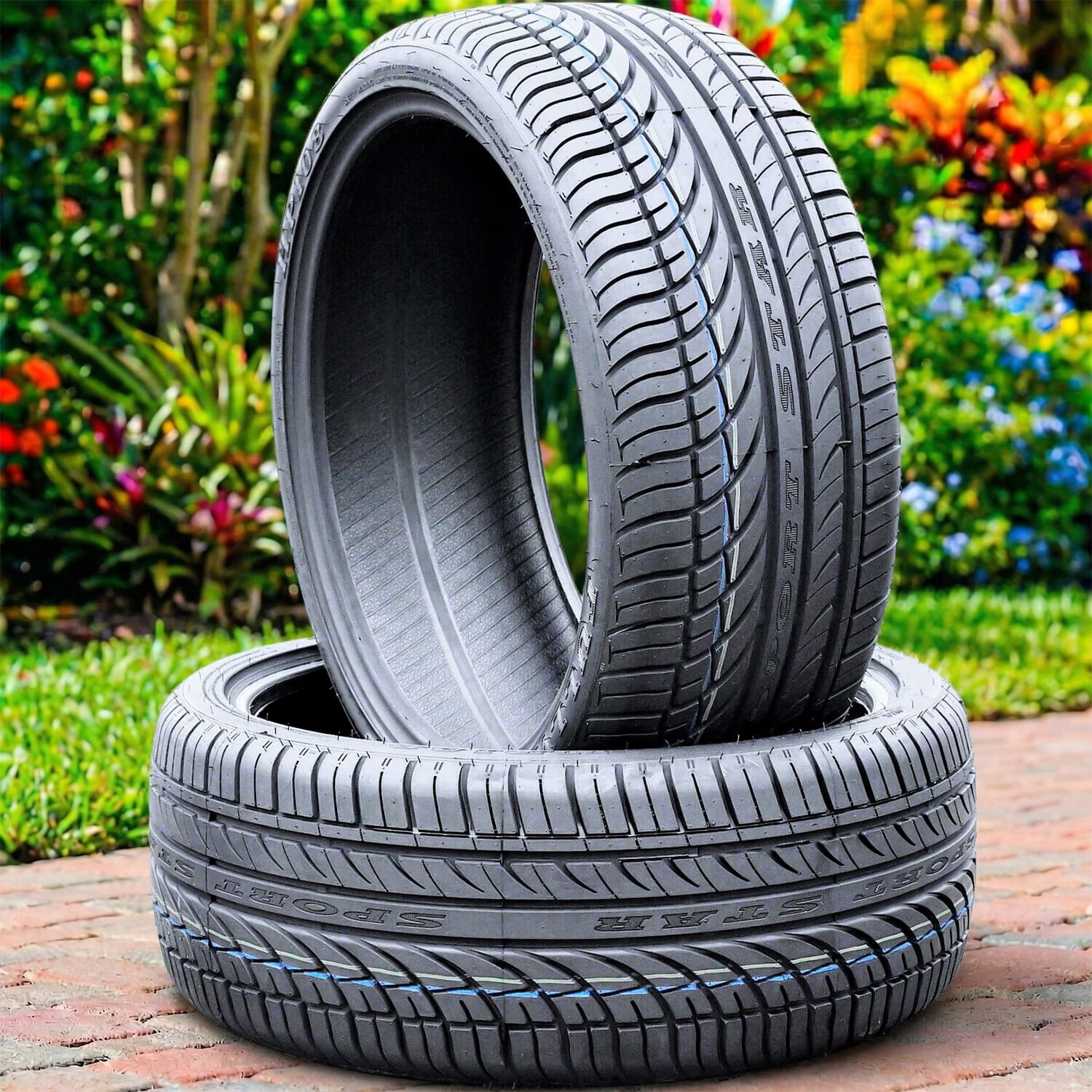 Fullway Pair of 2 Fullway HP108 245/45ZR18 245/45R18 100W XL High Performance a/s All Season Tires Simolary simolary.com