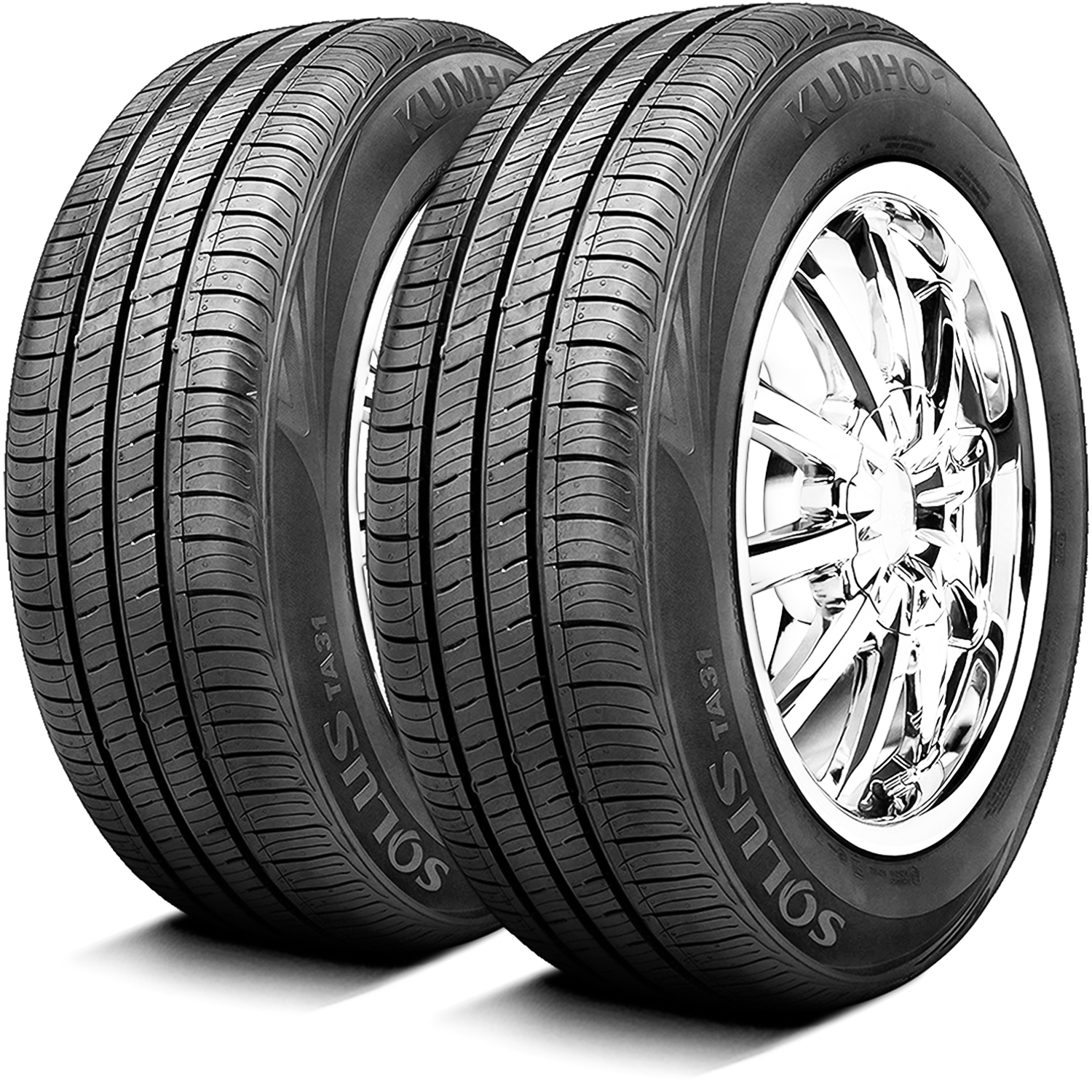 Kumho Tire Pair of 2 Kumho Solus TA31 185/55R15 82H Performance a/s All Season Tires Simolary simolary.com