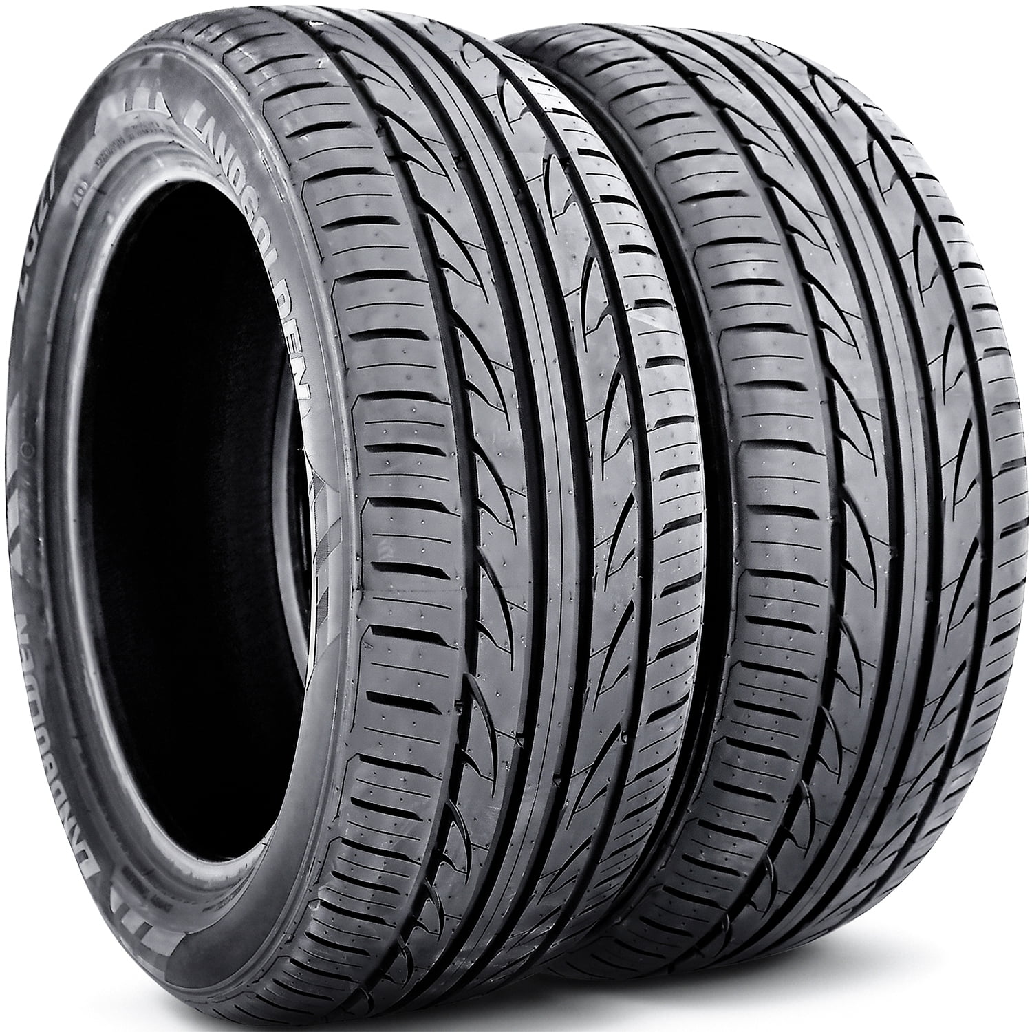 Pair of 2 (TWO) Landgolden LG27 245/45R18 ZR 100W XL A/S High Performance All Season Tires Fits: 2016-23 Chevrolet Malibu LT, 2009-14 Acura TL SH-AWD