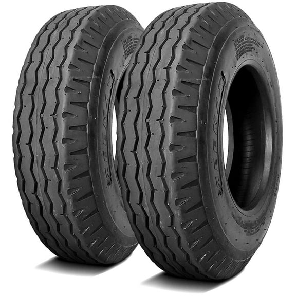 Pair of 2 Zeemax Highway 8-14.5 120K G 14 Ply Trailer Commercial Tires