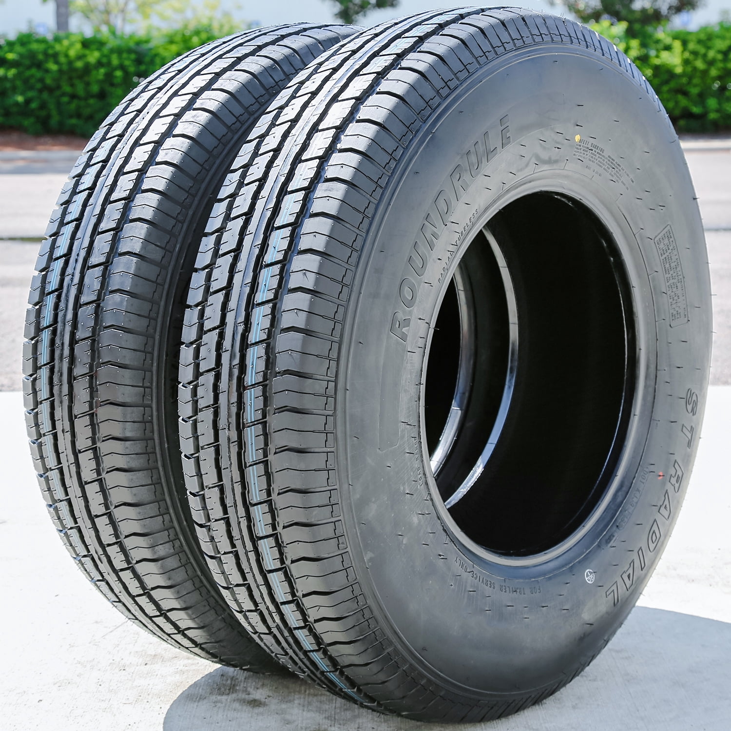 Roundrule Pair of 2 Roundrule ST Radial Semi-Steel ST235/85R16 235/85R16 128/124L F 12 Ply Trailer Tires Sansujyuku sansujyuku.com