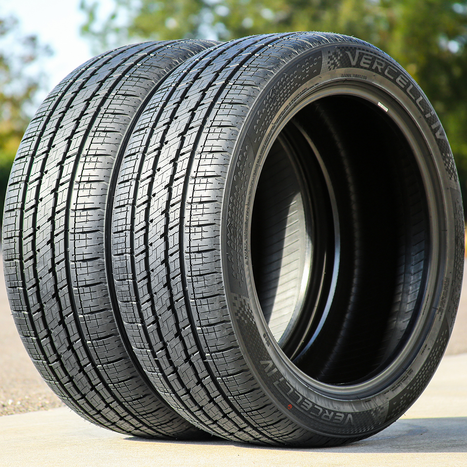 Vercelli Pair of 2 (TWO) Vercelli Strada IV 275/45R20 110V XL A/S Performance Tires Fits: 2019 BMW X5 xDrive40i, 2000-03 Ford F-150 Harley-Davidson Edition Sansujyuku sansujyuku.com