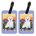 thumbnail image 1 of Pair of 2 Westie Luggage Tags, 1 of 2