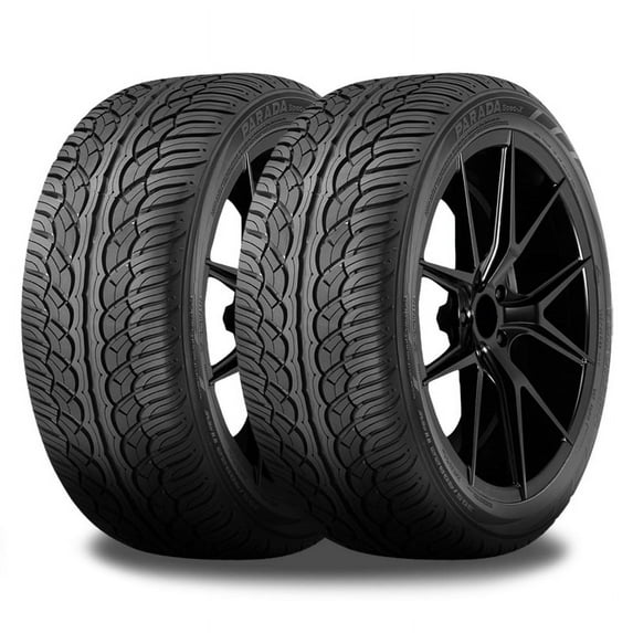 Pair of 2 Yokohama Parada Spec-X 295/45R20 114V Tires 110100227 / 295/45/20 / 2954520 Fits: 2018-20 Dodge Durango SRT