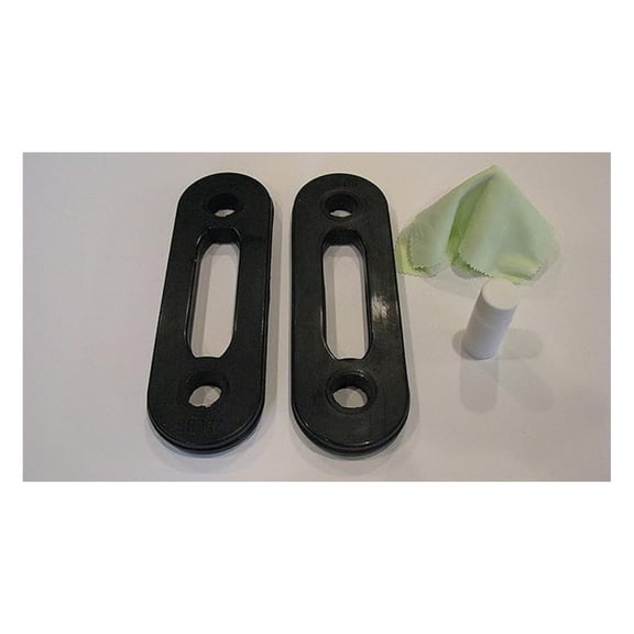 Pair of 25LB (Non-) Resistance Bands for Soloflex Muscle Machine + 303 Aerospace Protectant Sample and Microfiber Cleaning Cloths