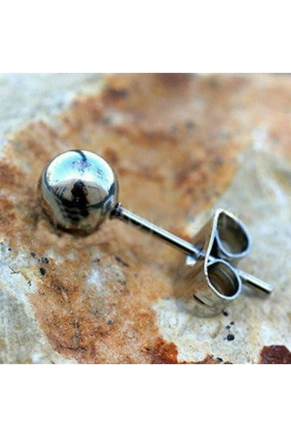 Pair of 316L Stainless Surgical Steel Ball Stud Earrings