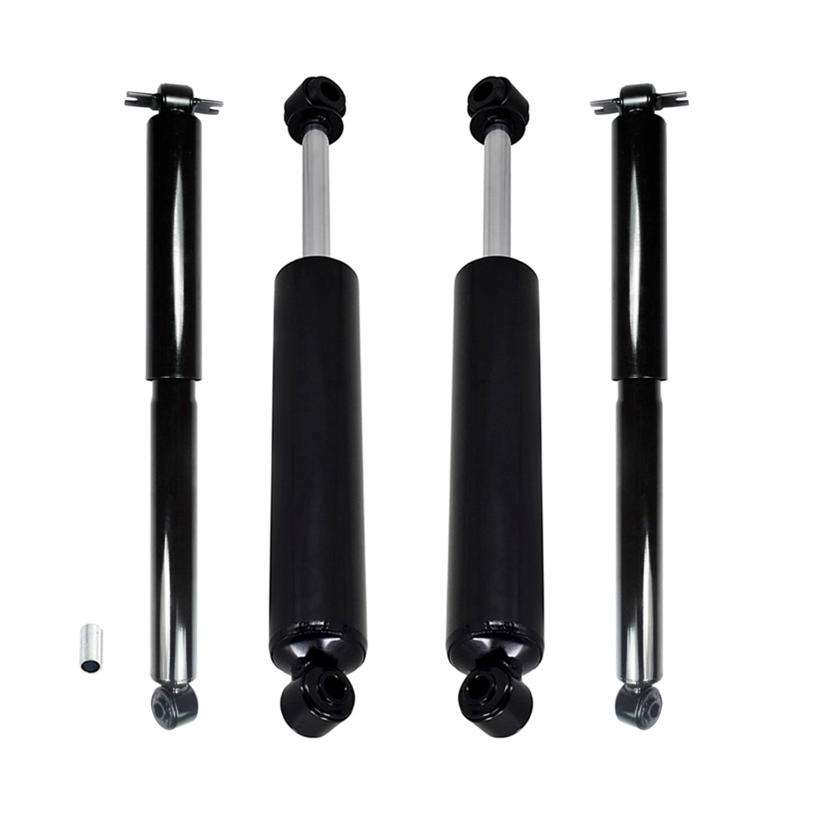 Pair of 4 Front Steering Damper-Rear Shock Absorber For 2015-2017 Jeep Wrangler