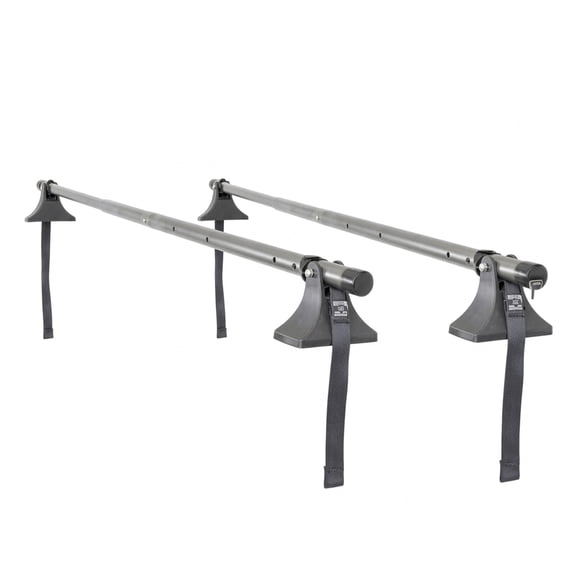 Apex Steel Universal Telescoping Strap-Attached Roof Cross Bars, 44" to 60" Wide, Set of 2