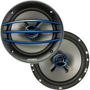 6.5" 50 Watt RMS 4-Ohms Pair of Jensen J6520 Full Range 2-Way Speakers