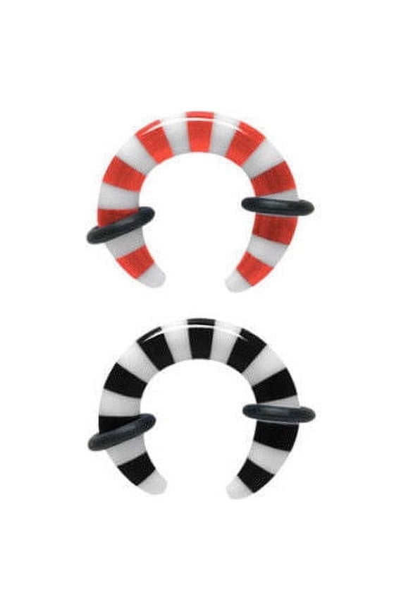 Pair of 6 Gauge Acrylic Ear Stretchers/Hanger