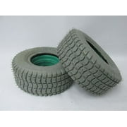 Pair of 9" X 3.50" Solid Foam Filled Power Chair Tires 2-1/4 to 2-3/8 Inch Bead-to-Bead