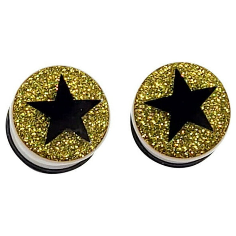 Glitter ear shop plugs