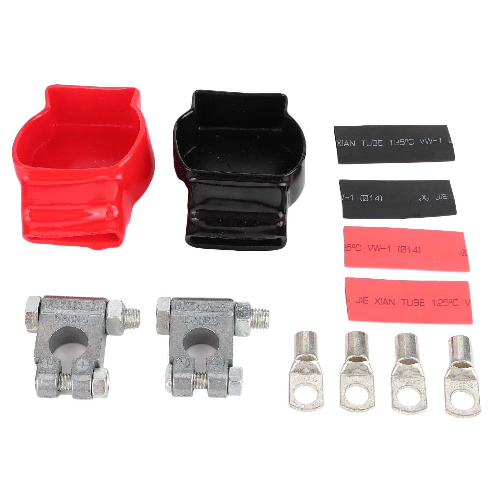 Pair of Battery Terminal Top Post Connectors Kit for Car Marine Boat RV