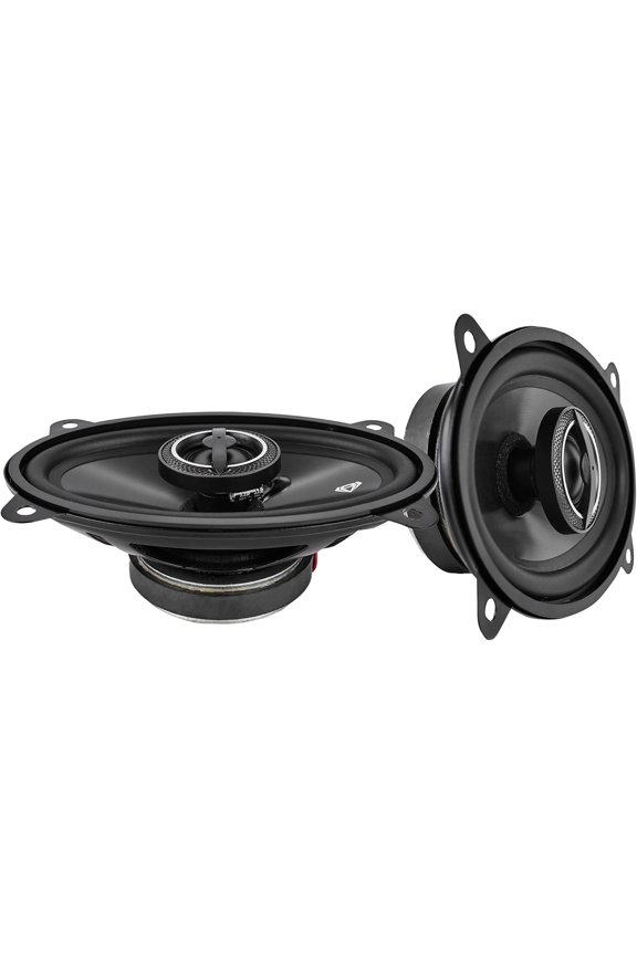 DIA-46.2 4x6" 2-Way Coaxial Car Speakers – 80W Max, 4-Ohm Car Audio Door Stereo Speakers with Mylar Tweeters (Pair)