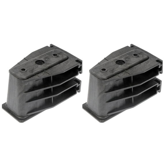 Pair of Bumper Receptacle Bracket Compatible with Freightliner Cascadia Trucks Receiver 21-27302-000
