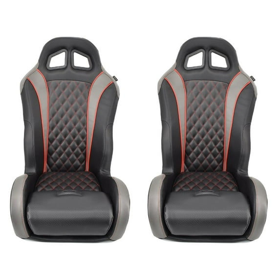 Pair of Carbon Edition Daytona Seats-Red