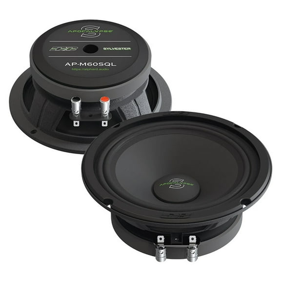 Pair of Deaf Bonce Apocalypse 6.5" Midrange Speakers 600W 4 Ohm Black AP-M60SQL New