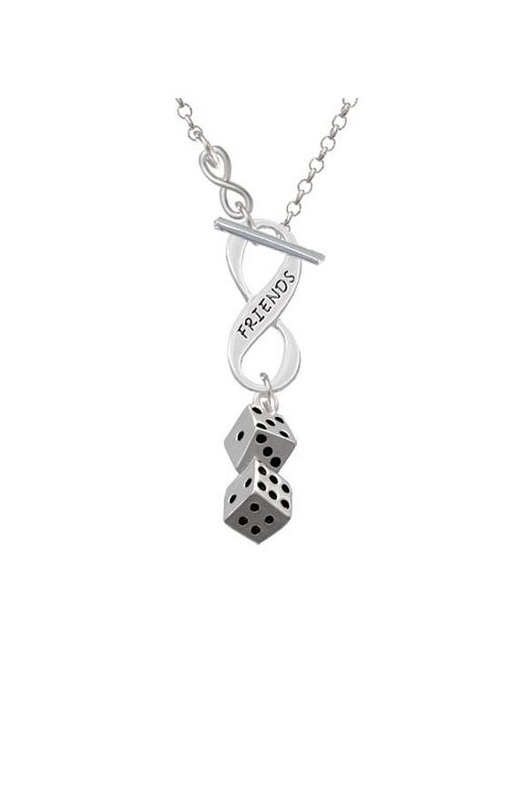 Pair of Dice - To Infinity Friends Toggle Necklace