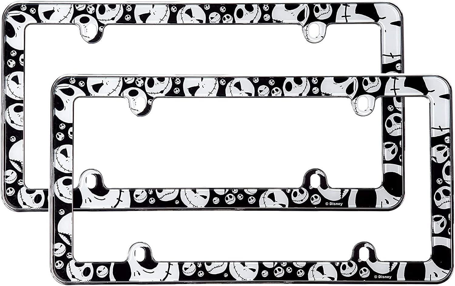 AJ Brand Spiderman 3D Chrome License Plate Frame - Plastic, Made In USA