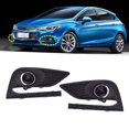 thumbnail image 2 of Pair Black Fog Light Cover Caps For Chevrolet Cruze 2016-2018 – Left & Right 2 of 4