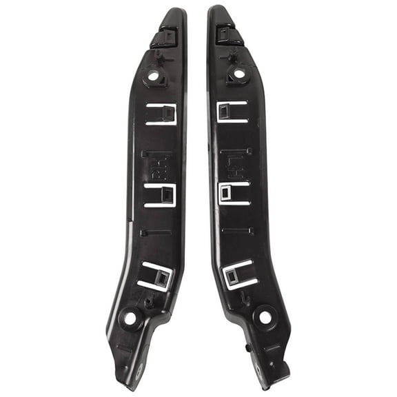 Pair of Front Fender Brace Brackets - Left and Right Side Set-Pair Fender Brace Bumper Bracket Front Left + Right